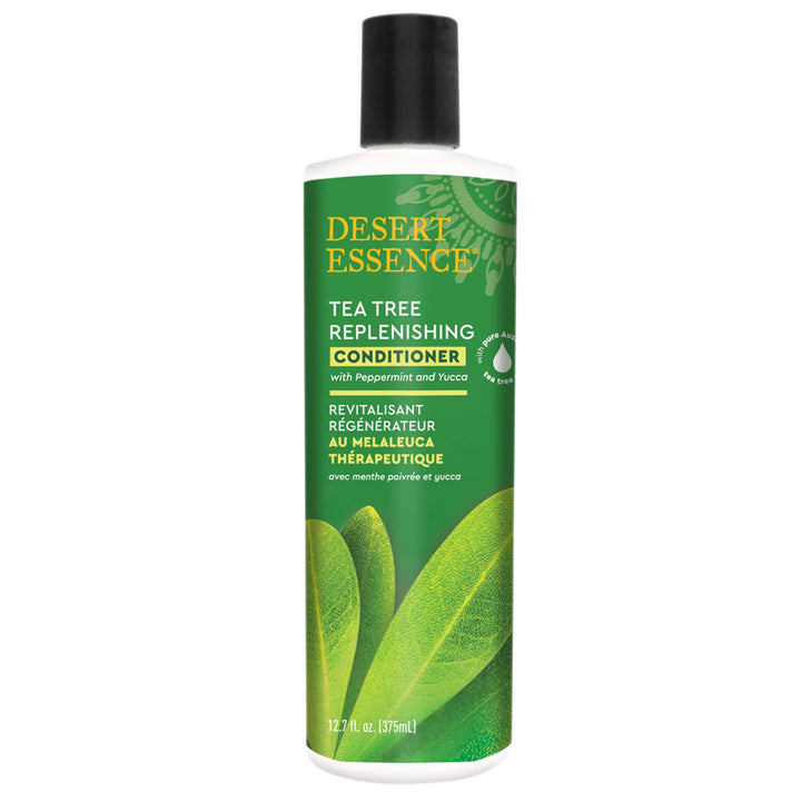 Desert Essence front bottle showing product and volume benefit