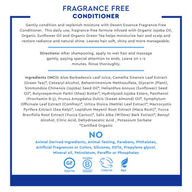 Desert Essence organic green tea and jojoba extracts highlighting nourishment