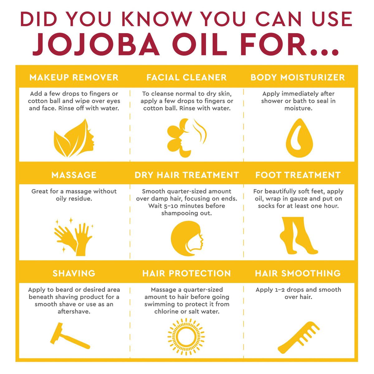 Applying Desert Essence jojoba oil to scalp demonstrating moisturizing and flake-reducing care