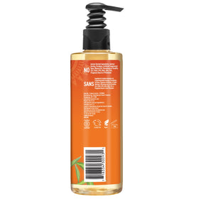 Desert Essence label close-up showing ingredient list and vegan certification