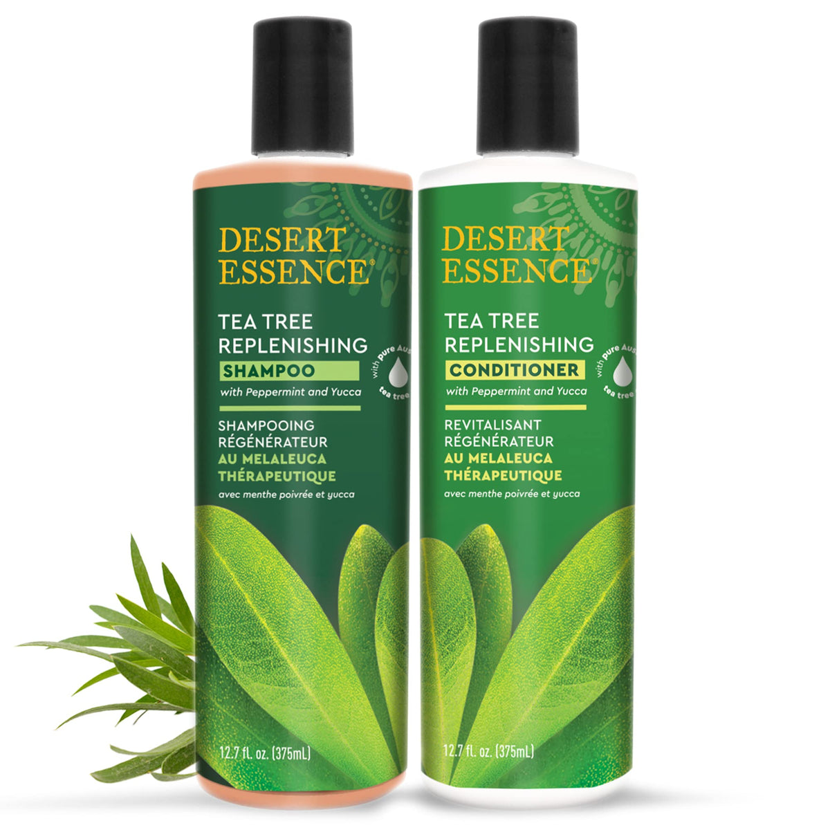 Desert Essence in bathroom lifestyle scene suggesting daily refresh routine