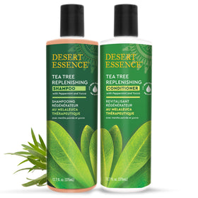 Desert Essence in bathroom lifestyle scene suggesting daily refresh routine