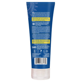 Desert Essence shampoo lather texture poured on palm illustrating gentle cleansing benefit