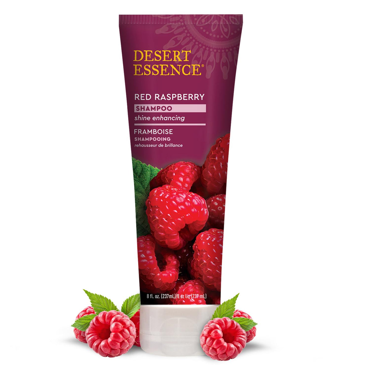 Desert Essence front label showing product benefits and size