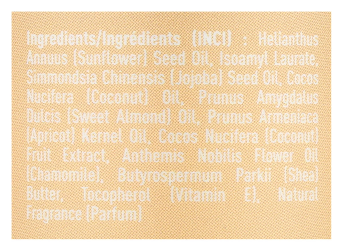 Droplets of oil texture from Desert Essence highlighting lightweight, non-greasy finish