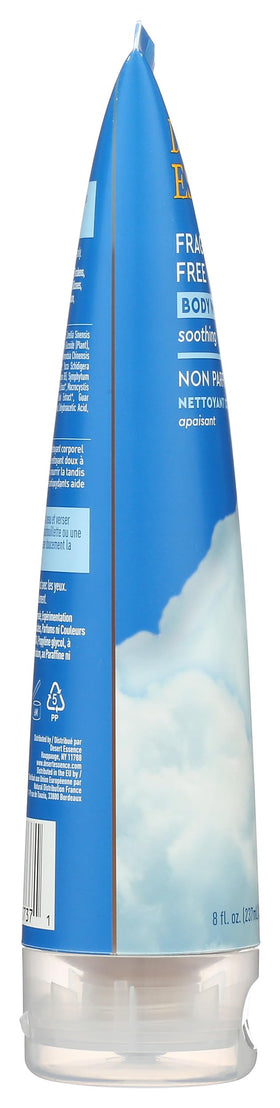 Desert Essence texture on hand demonstrating non-greasy hydration