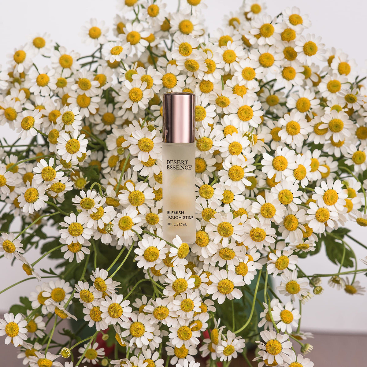 Desert Essence being applied in hand illustrating easy targeted use and convenience