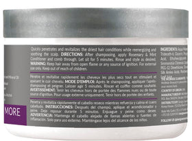 Design Essentials creamy conditioner texture poured to show hydration and consistency