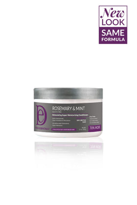 Design Essentials bottle in hand conveying 11 oz size and travel-friendly benefit