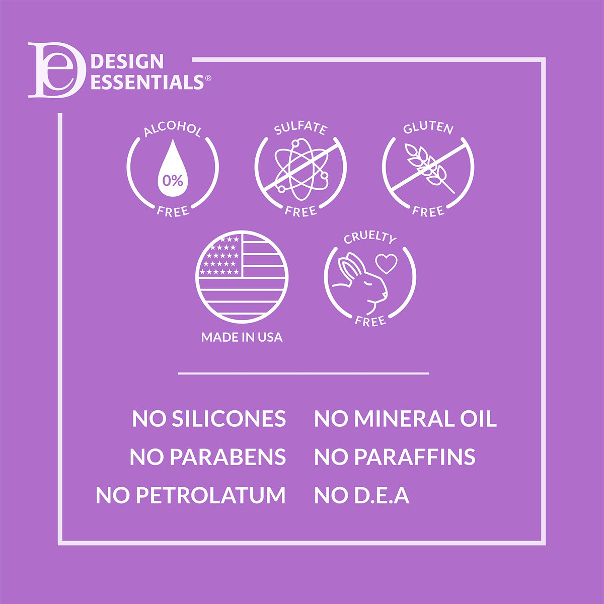 Design Essentials 12 oz bottle next to common items for accurate scale