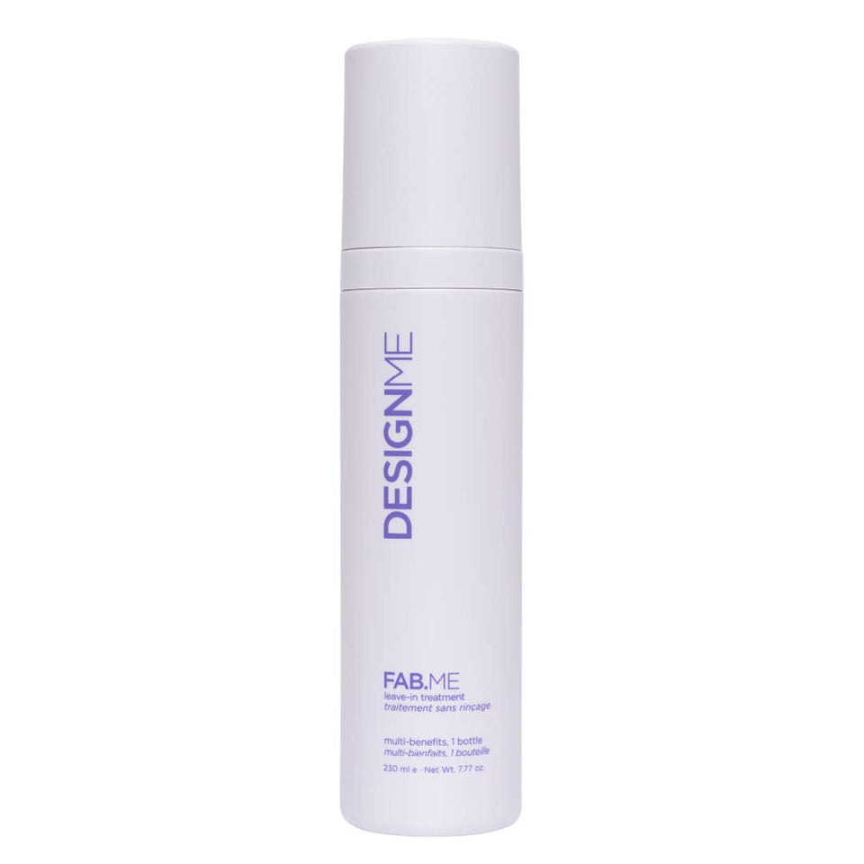Design.Me Fab.ME front packaging showing bottle and branding for quick identification