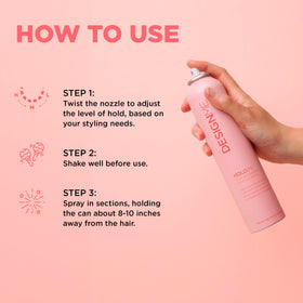 Design.Me can in hand for size and scale, showing convenient 9.5 oz portability advantage