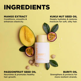 Design.Me ingredients flatlay with shea butter and oils showing nourishing benefits