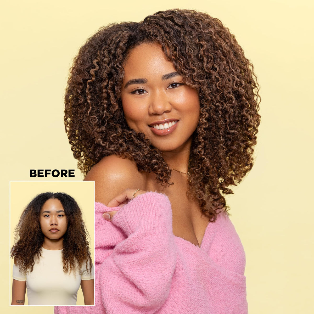 Design.Me mousse texture foam close-up highlighting lightweight, airy hold