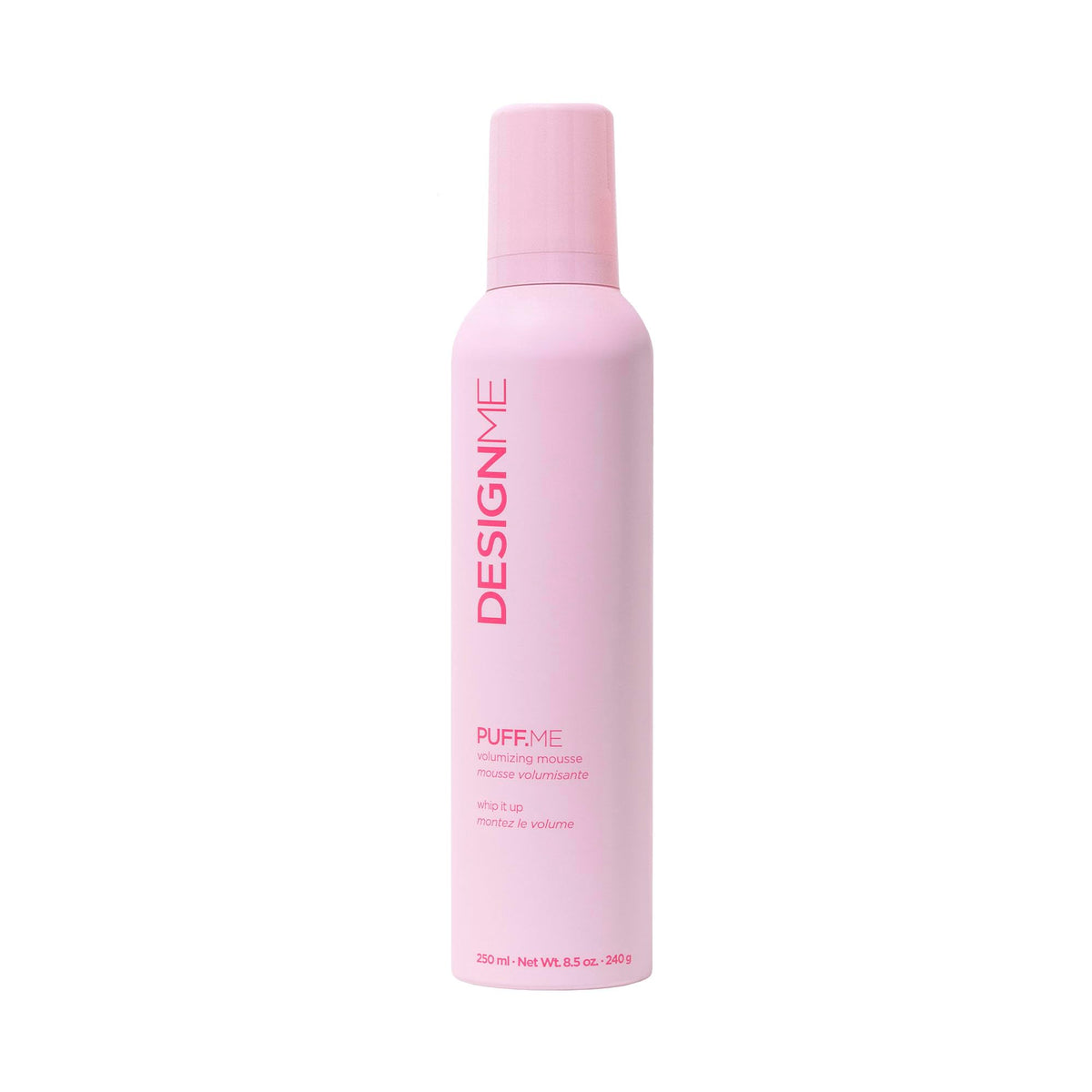 Design.Me front packaging 250mL showing product and benefit of lift