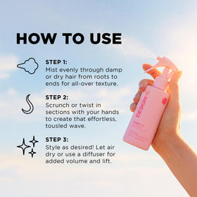 Design.Me PUFF.ME lift at roots after application — visible volume benefit