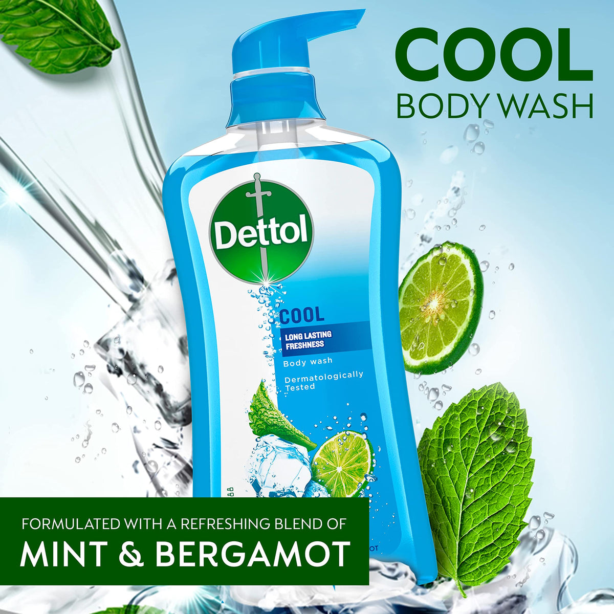 Dettol pump detail highlighting easy-dispense convenience