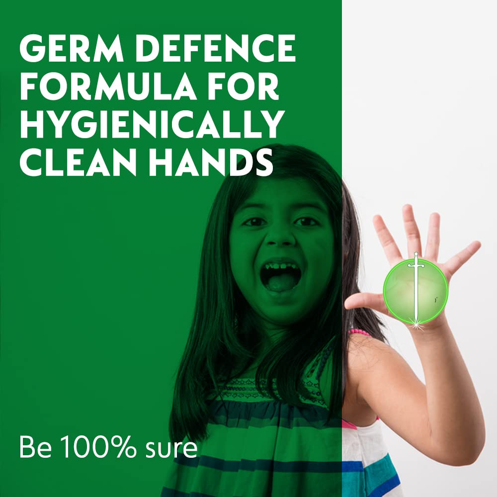 Dettol bottle by a sink in use demonstrating convenient everyday handwashing