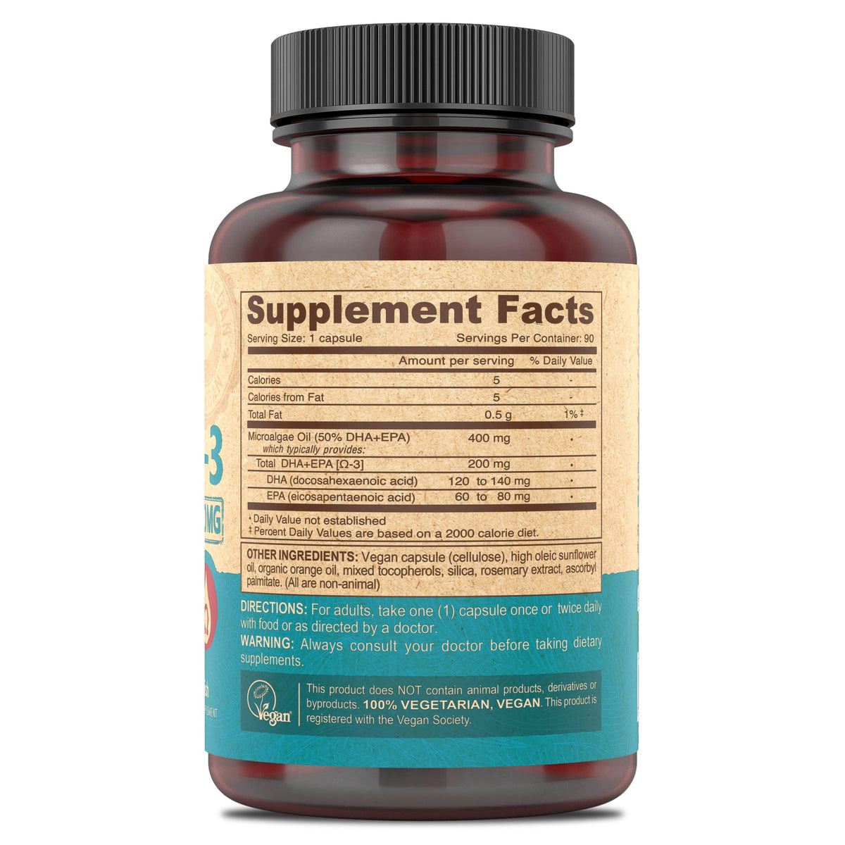 DEVA bottle on breakfast table suggesting daily use and plant-based omega-3 benefit