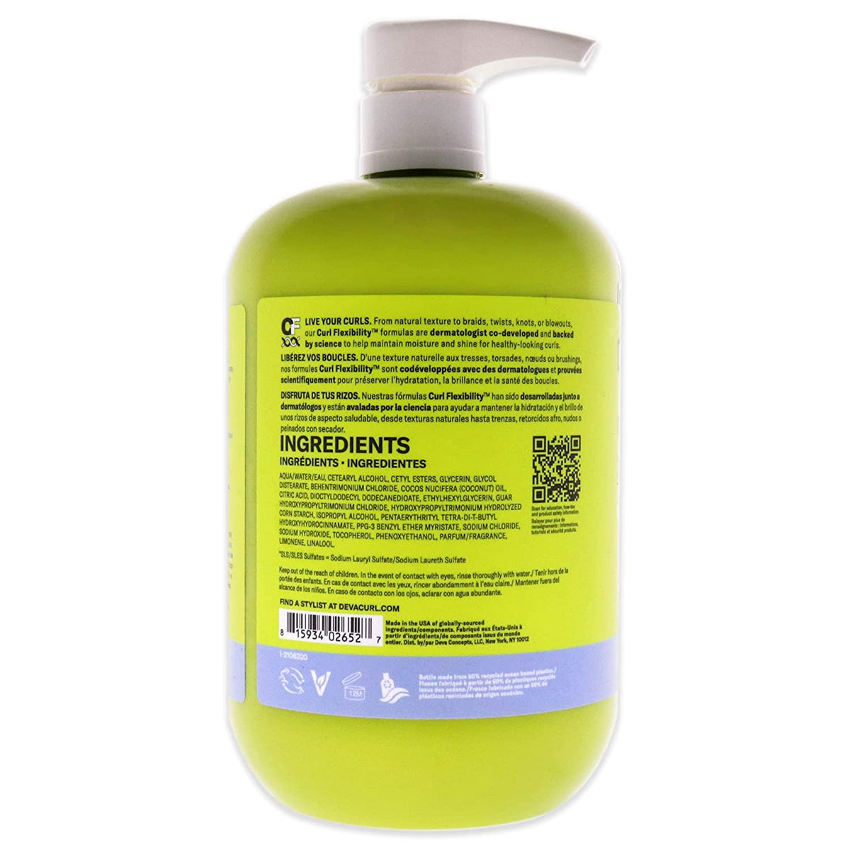 DevaCurl creamy conditioner texture close-up showing rich hydration