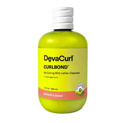 DevaCurl bottle front packaging showing product and size for clear identification