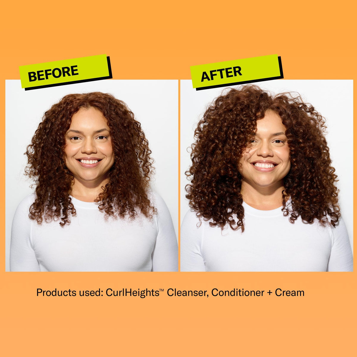 DevaCurl CurlHeights applied in hands ready to distribute for even coverage