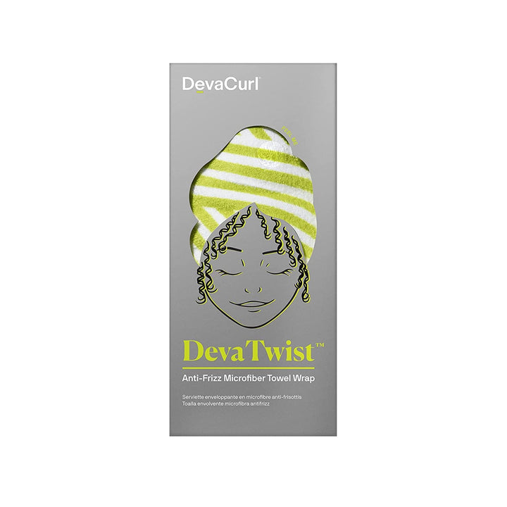 DevaCurl DevaTwist front view showing crescent shape and secure fit benefit