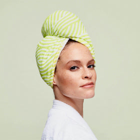 DevaCurl DevaTwist next to ruler to show size and roomy fit benefit