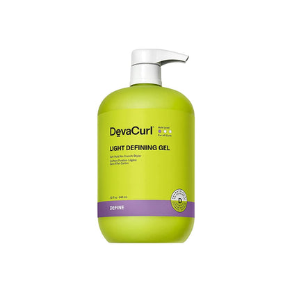 DevaCurl front packaging showing Bright Breeze label and large bottle benefit clarity