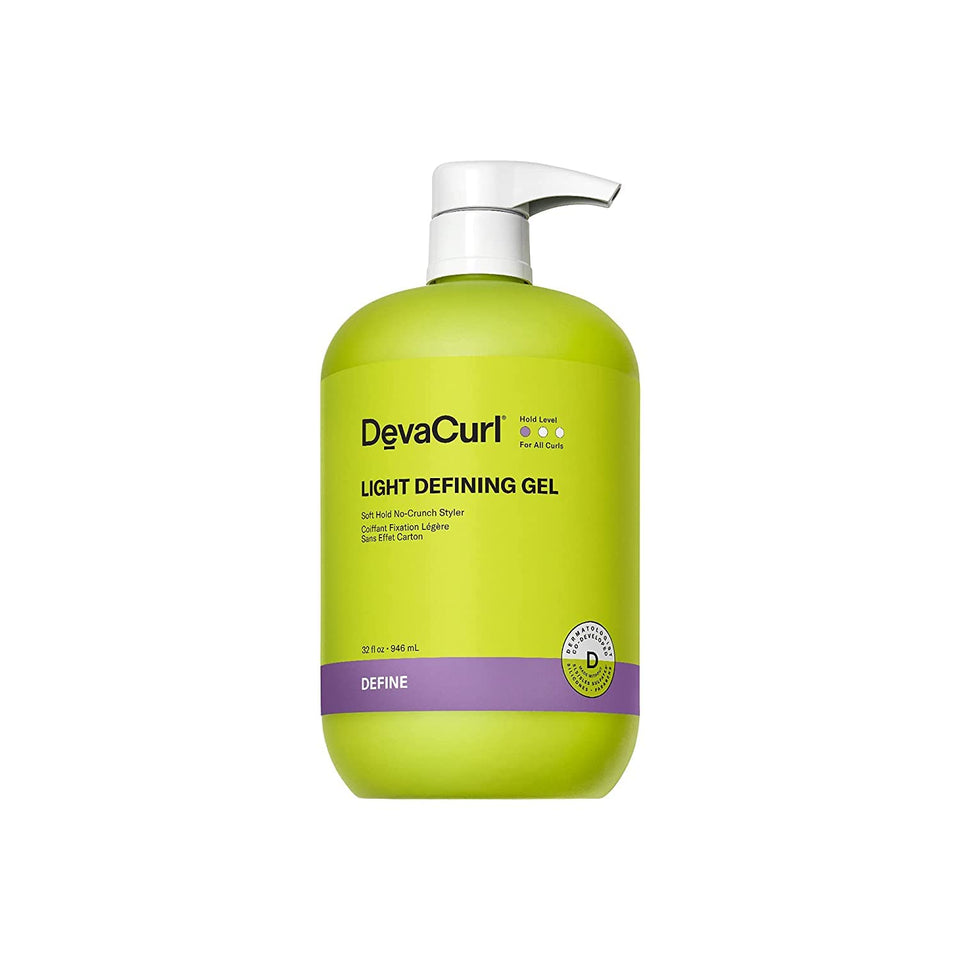DevaCurl front packaging showing Bright Breeze label and large bottle benefit clarity