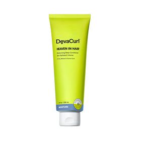 DevaCurl jar front view showing label and 8 oz size benefit hydration