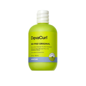 DevaCurl No-Poo Original front bottle showing product and size for quick identification and benefit