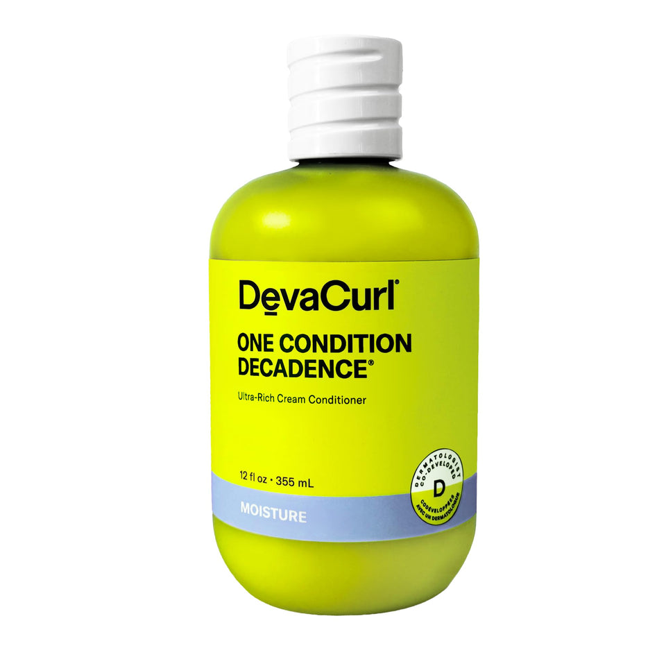 DevaCurl front packaging showing green oasis label and product benefits