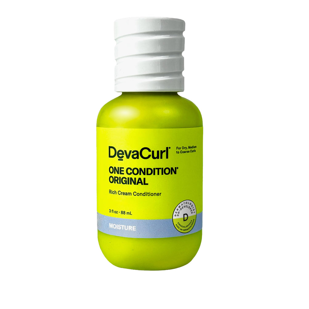 DevaCurl One Condition Original front bottle showing label and size for easy identification and purchase