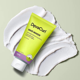 DevaCurl open jar showing creamy texture for lightweight hydration