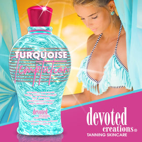 Devoted Creations application in use on forearm for even fast tan development