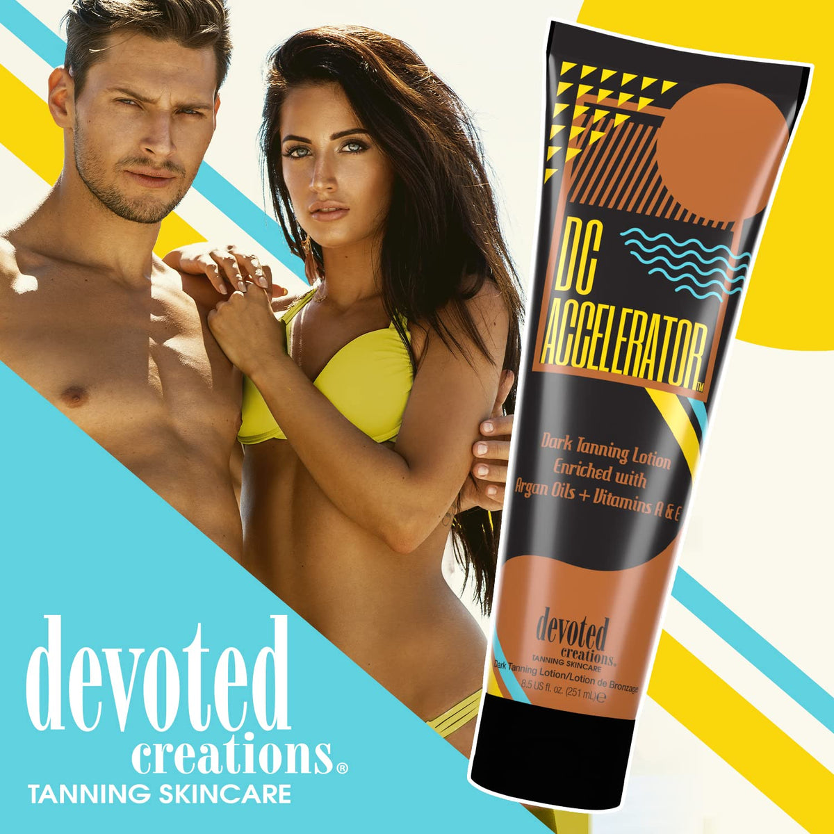 Devoted Creations applied on arm in use demonstrating smooth application benefit
