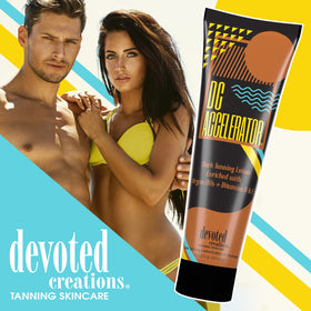 Devoted Creations applied on arm in use demonstrating smooth application benefit