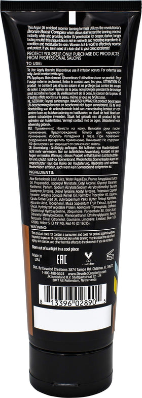 Devoted Creations lotion texture close-up highlighting argan oil nourishment benefit