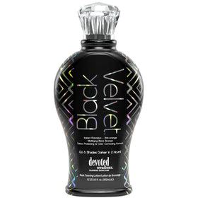 Devoted Creations front pump bottle showing packaging and size benefit