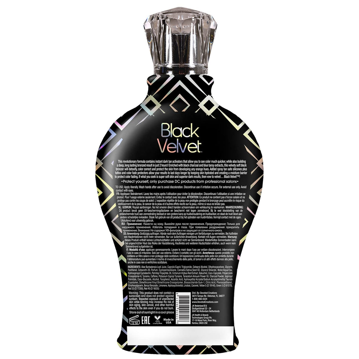 Devoted Creations lotion texture close-up showing matte, non-greasy finish