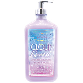 Devoted Creations front pump bottle showing label and size, highlights hydration