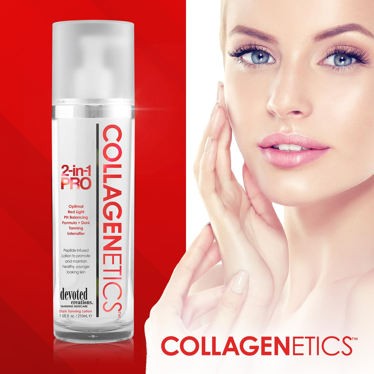 Devoted Creations applied on arm demonstrating smooth coverage benefit