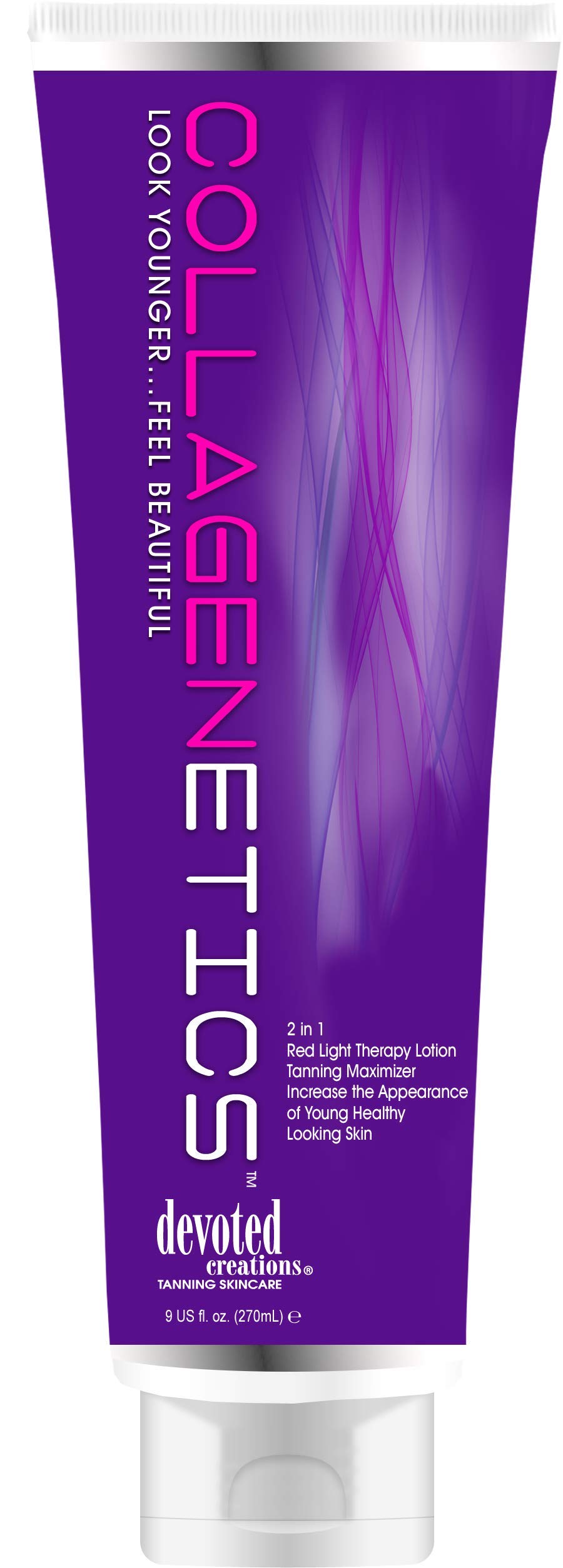 Devoted Creations bottle front packaging showing product and benefits