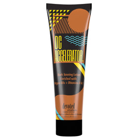 Devoted Creations DC Accelerator front bottle view showing label and 8.5 oz size benefit