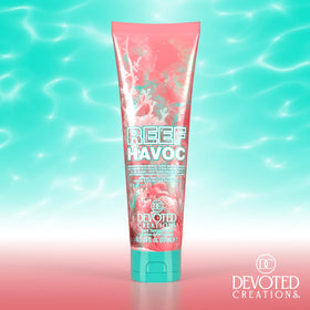 Devoted Creations application on arm demonstrating even coverage and streak-free bronze