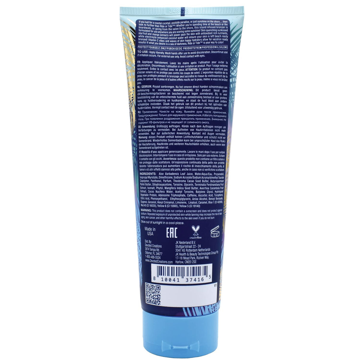 Devoted Creations texture close-up highlighting rich mango-butter lotion hydration