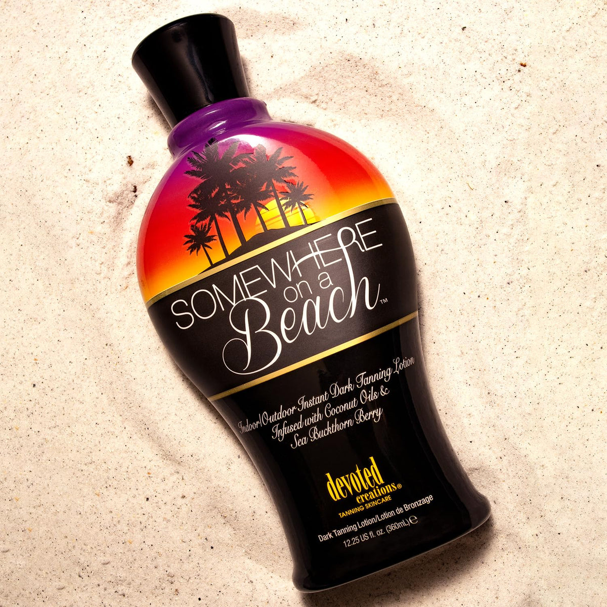 Devoted Creations product applied to forearm, demonstrating instant bronzing effect