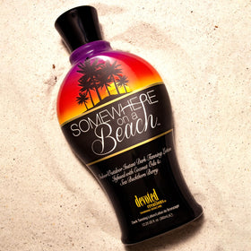Devoted Creations product applied to forearm, demonstrating instant bronzing effect