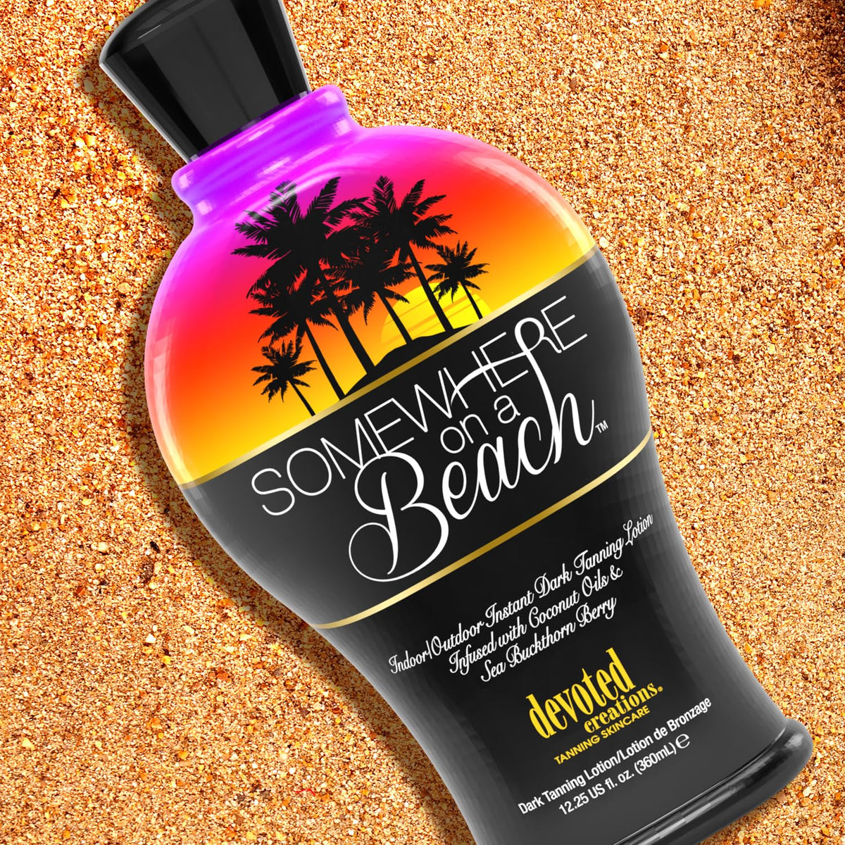 Devoted Creations lotion texture on skin, showing smooth spreadability and hydration